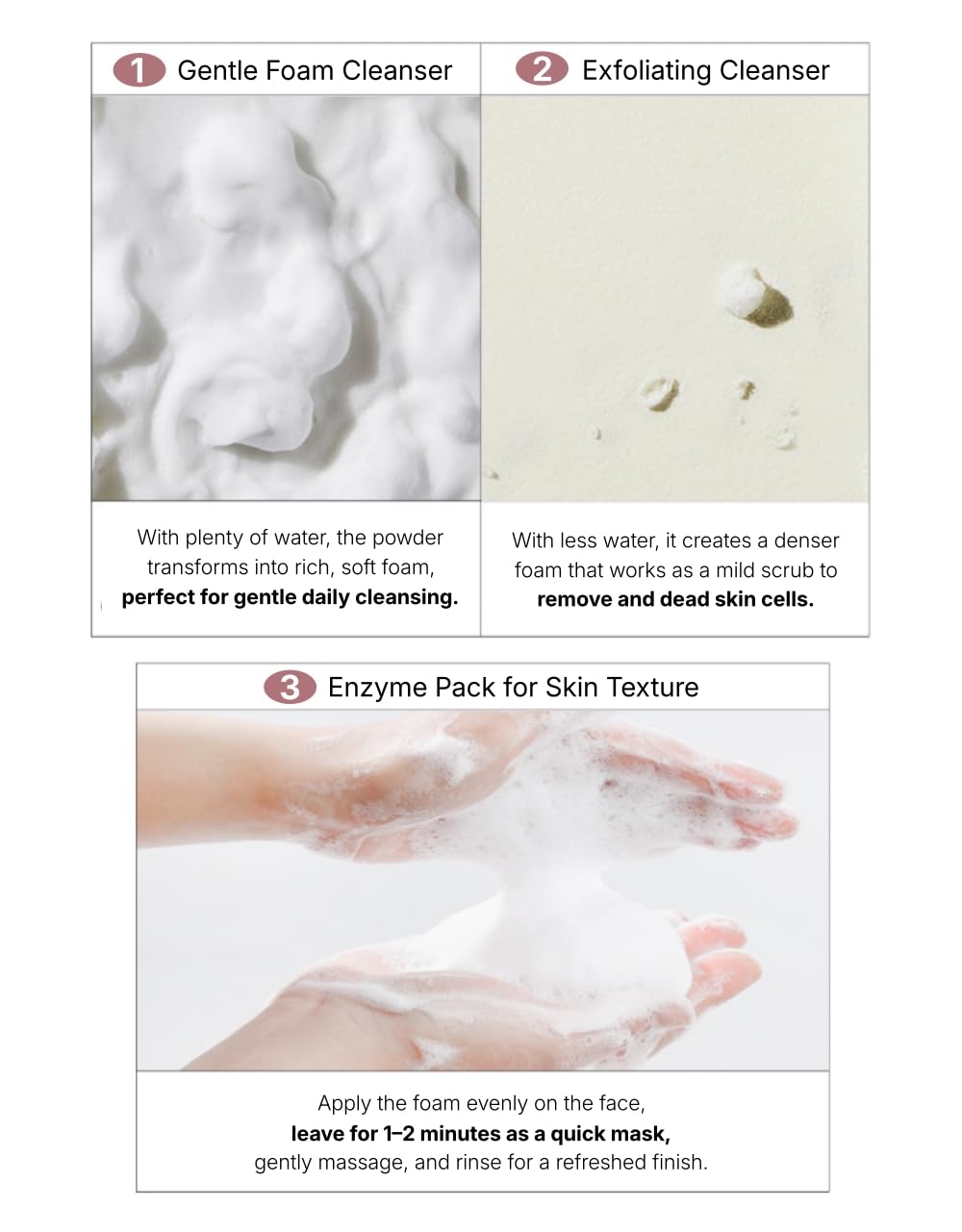 SRB Stabilized Rice Bran Enzyme Powder Wash suitable for sensitive skin