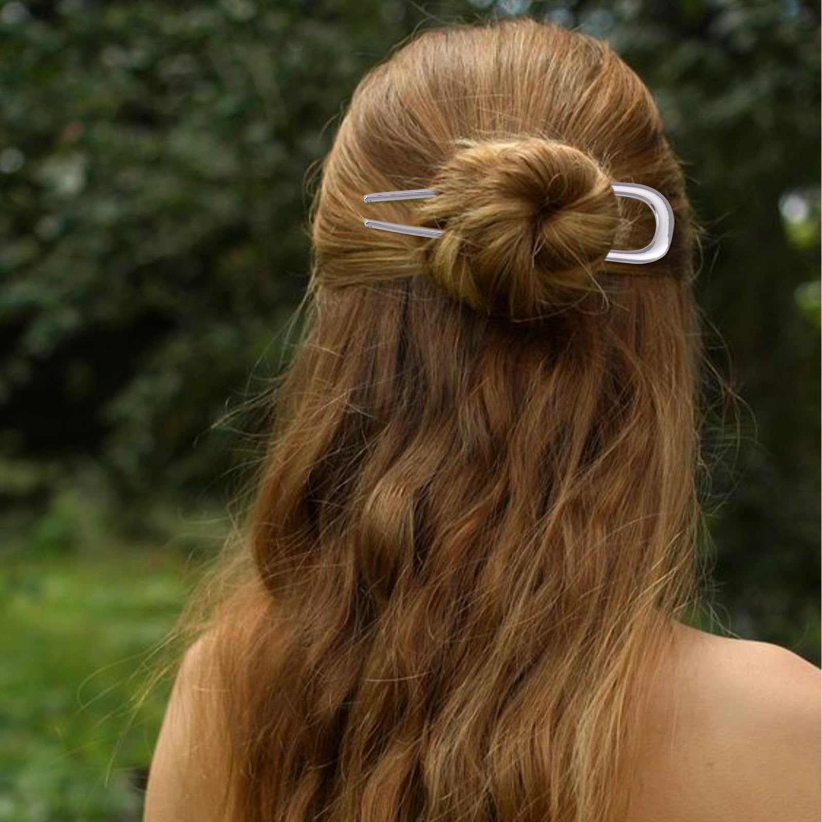 Srevela horquilla francesa en tamaño 14 cm para cabello grueso.