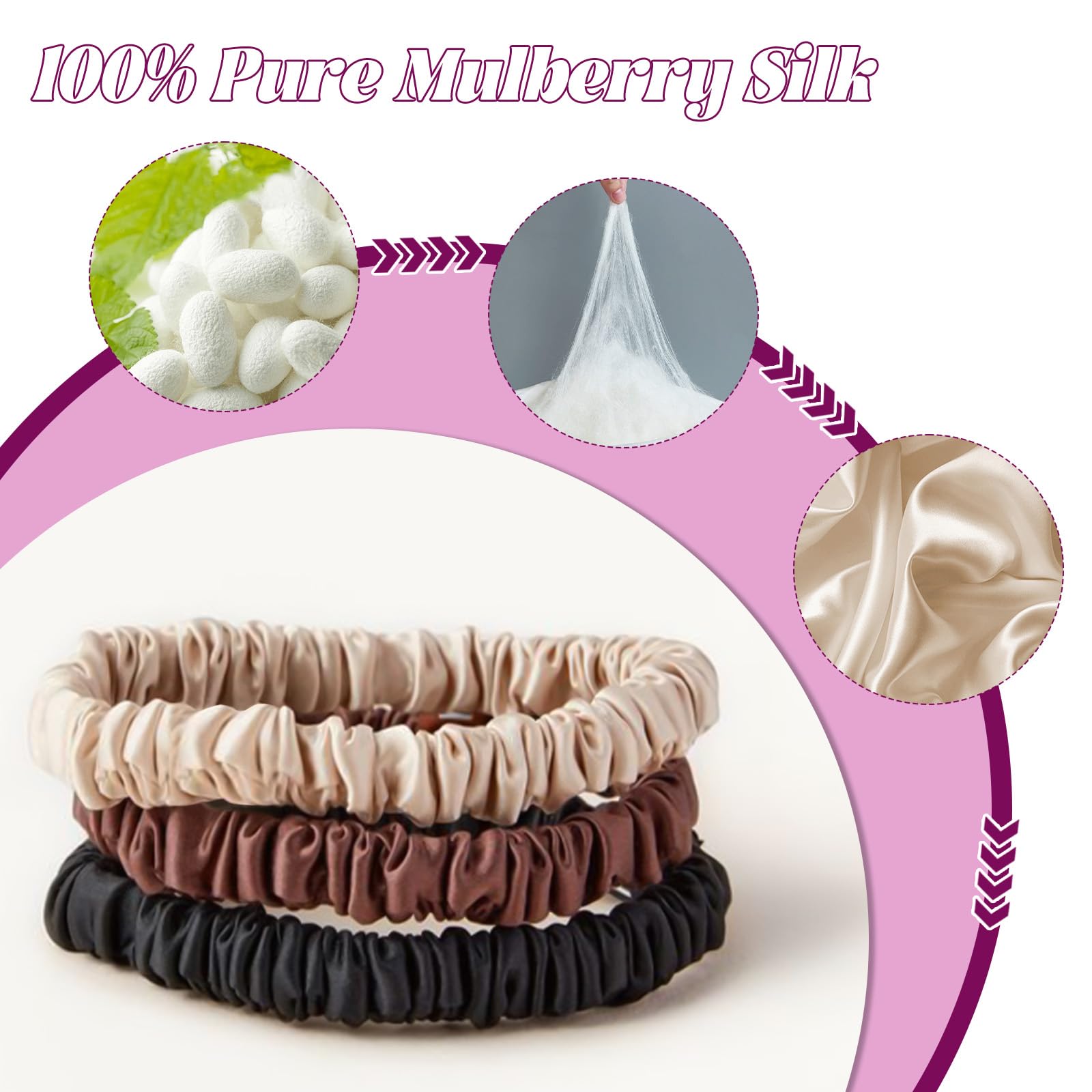 Coletero Srevela Mulberry champagne, añade glamour y comodidad