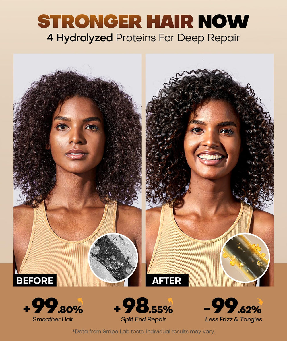 Aceite marroquí para cabello, combate frizz y aporta vitalidad.