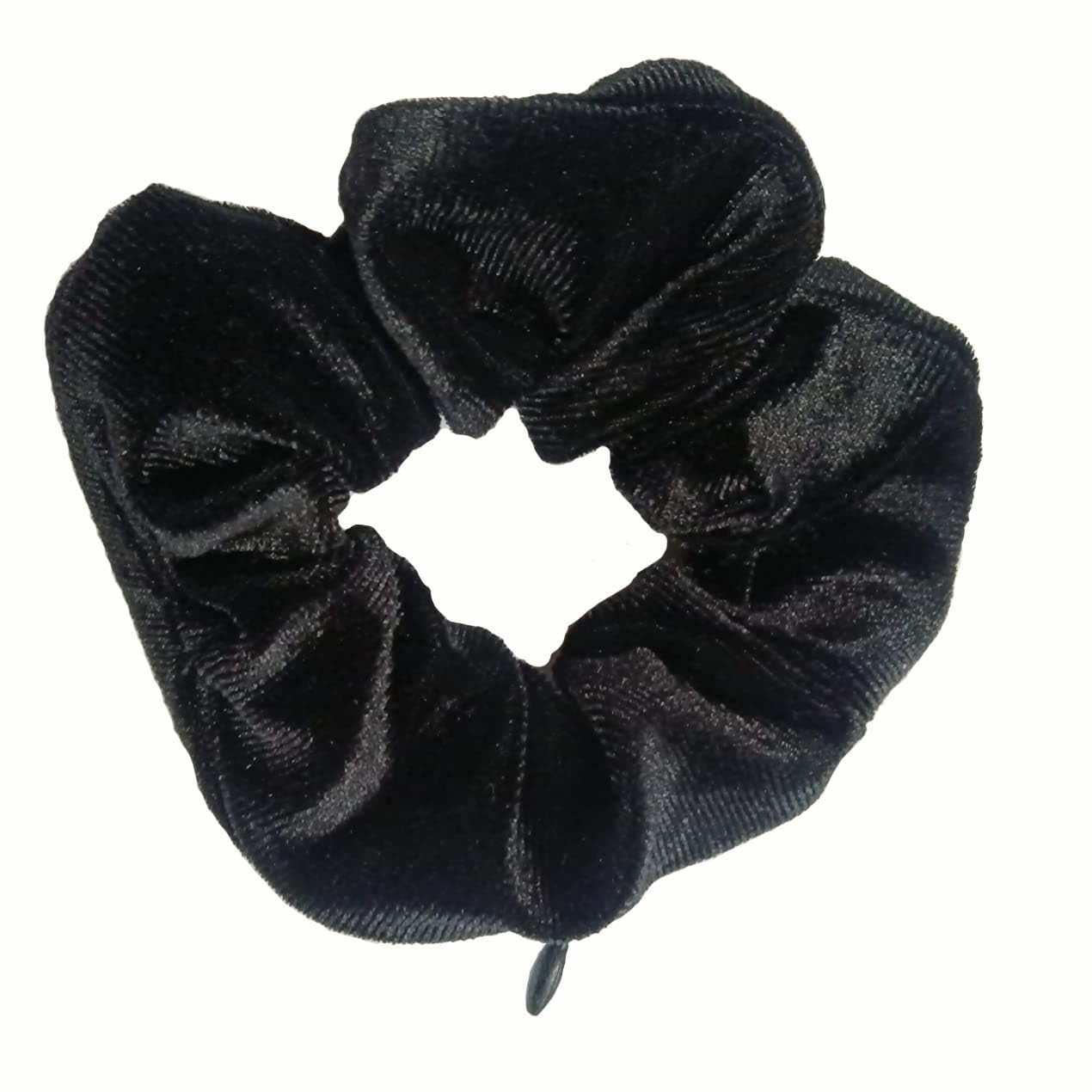 SrystalBlaze coletero de terciopelo regalo práctico para amigas con bolsillos.