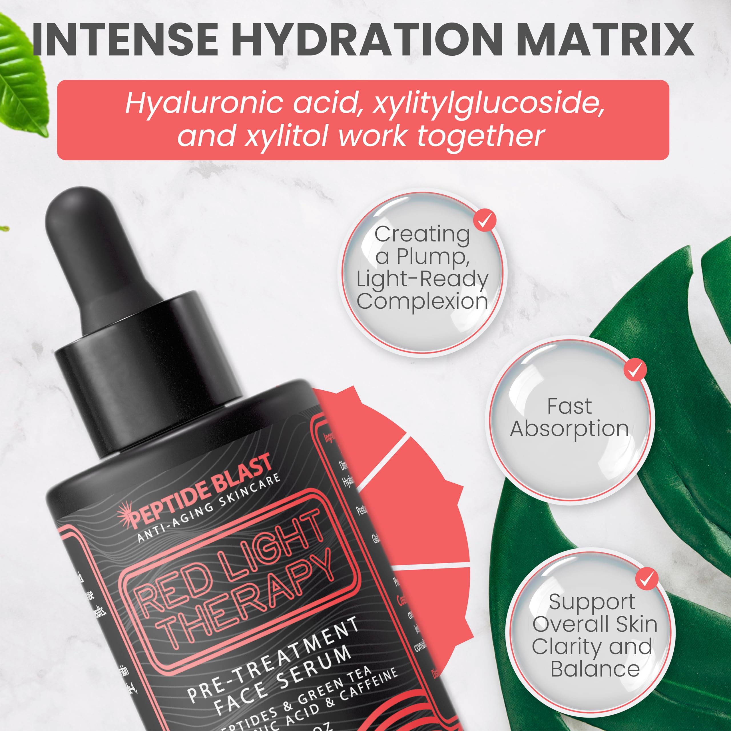 St. Croix activation serum application shot suggests pre-therapy use.