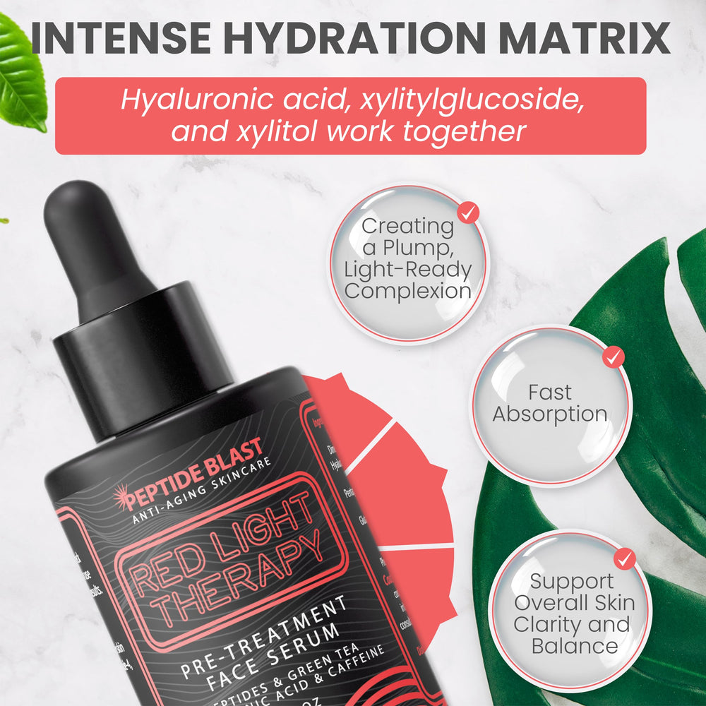 St. Croix activation serum application shot suggests pre-therapy use.