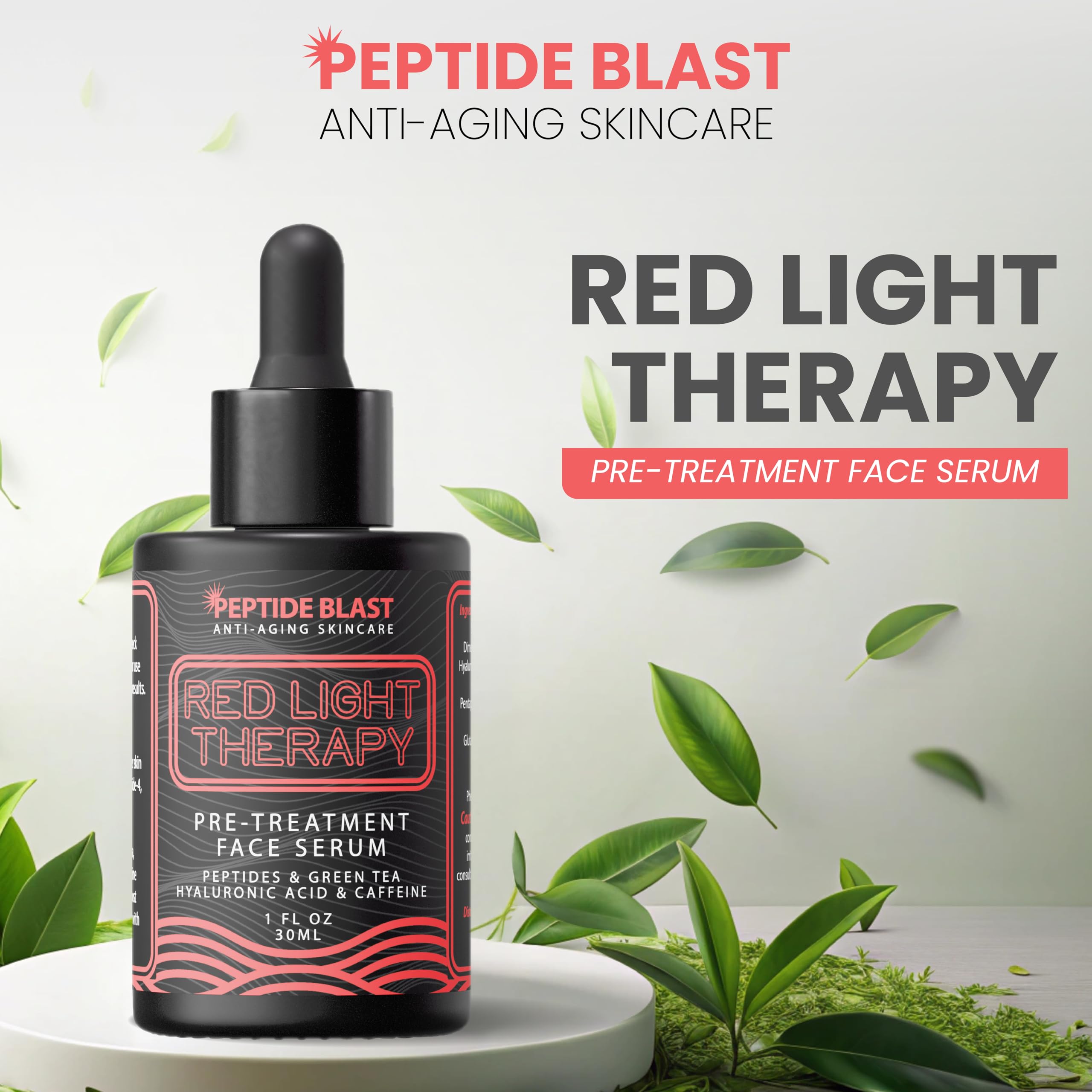 St. Croix activation serum droplet dispersion illustrates quick, residue-free penetration.