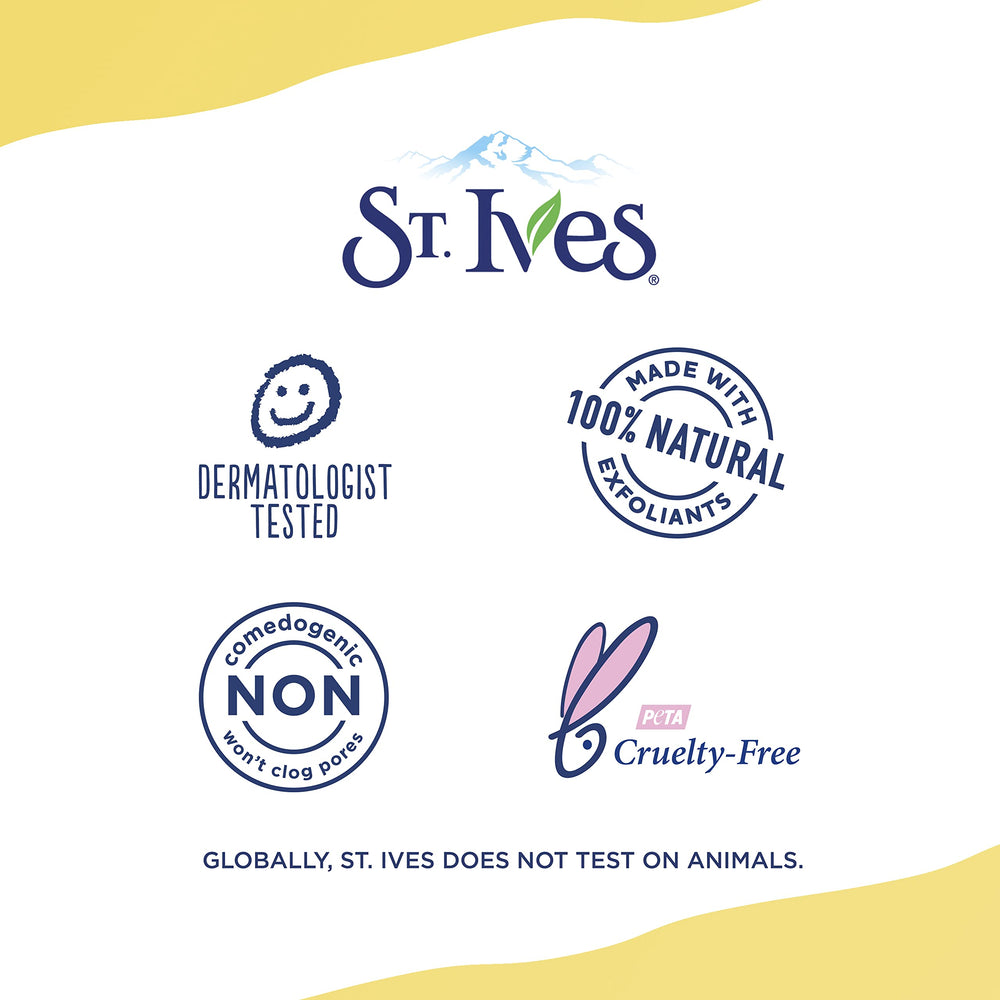 St. Ives Apricot Face Scrub: uso recomendado 2-3 veces por semana para mejor resultado.