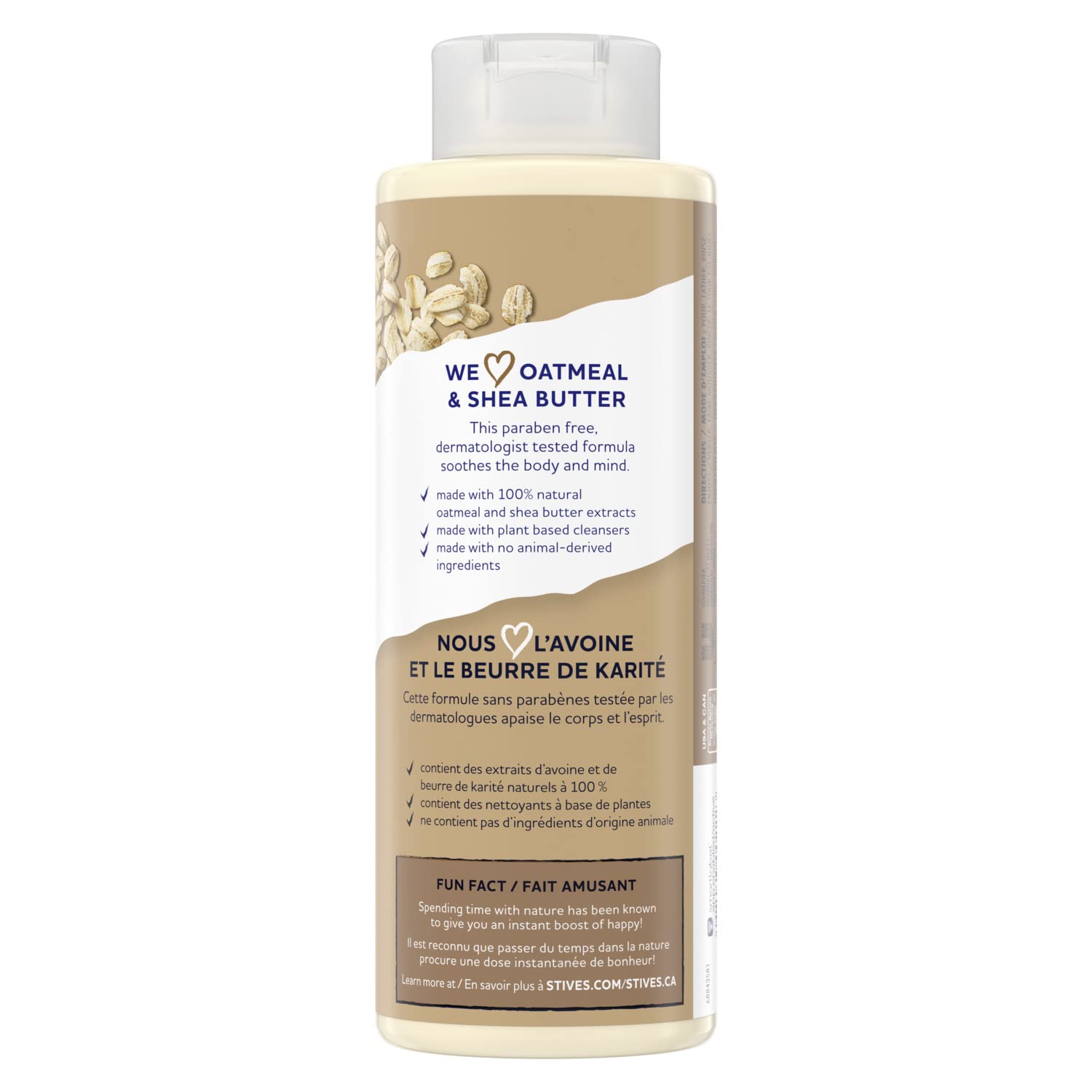 St. Ives body wash creamy lather close-up for daily refreshment.