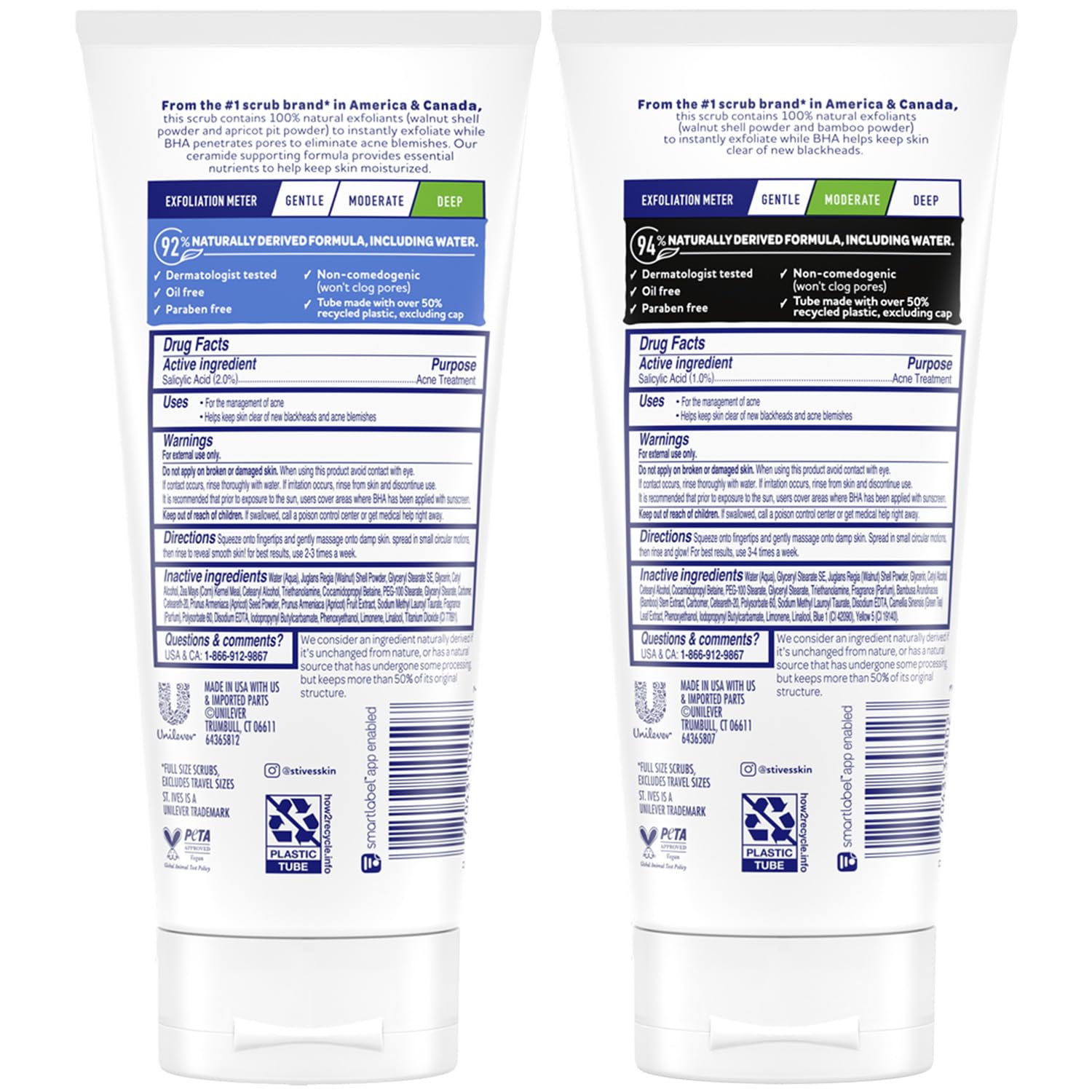 St. Ives exfoliante facial albaricoque: textura de gránulos que limpia y suaviza la piel.