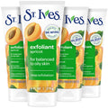 St. Ives Fresh Skin Apricot Face Scrub - Deep Exfoliator for Oily Skin, 6 oz x4 Pack