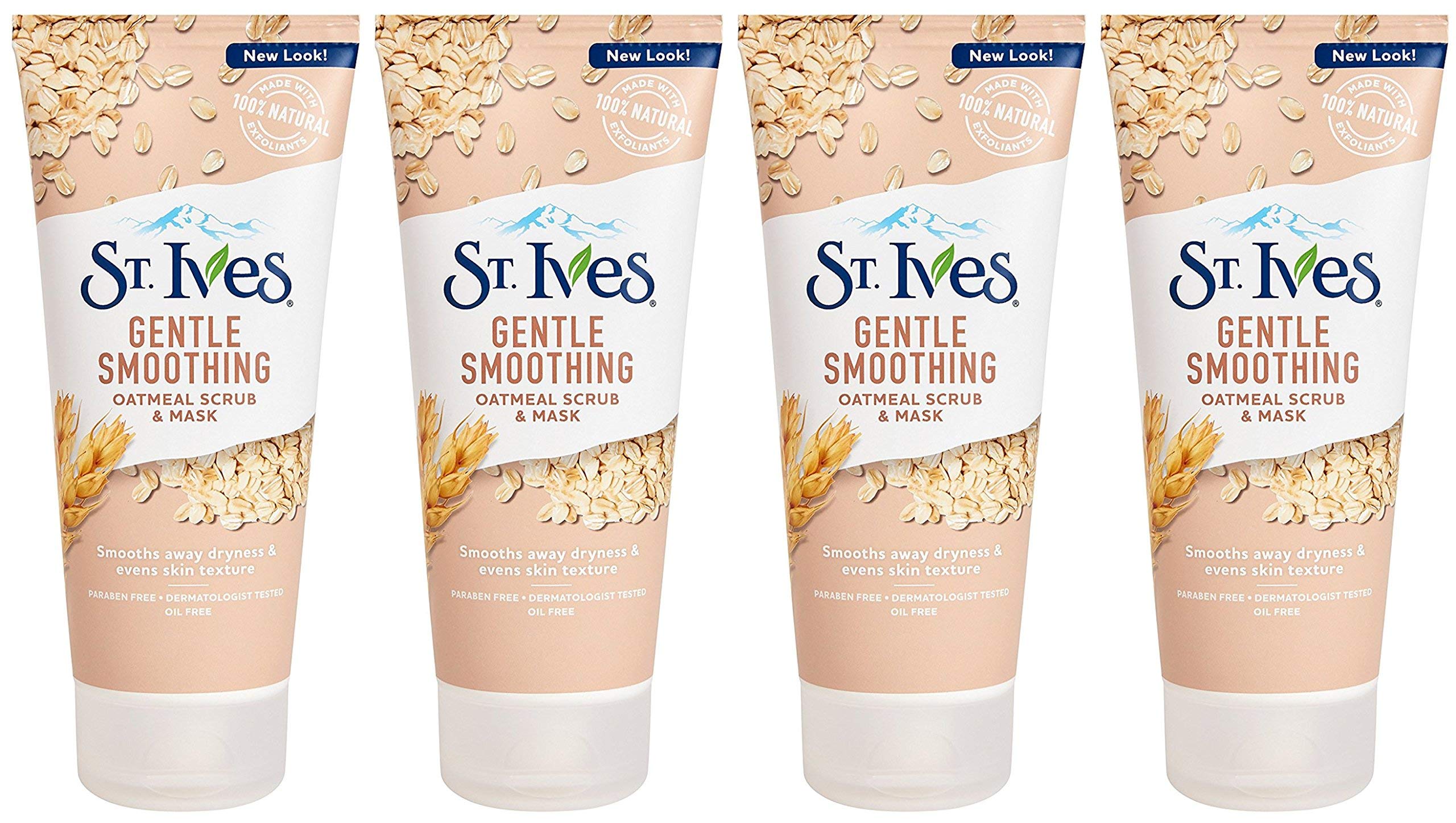 St. Ives Exfoliante y Mascarilla de Avena: efecto 2-en-1 para piel suave y radiante