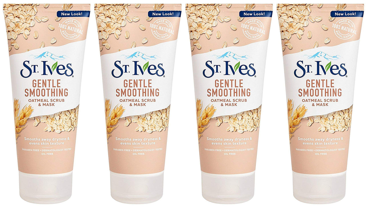 St. Ives Exfoliante y Mascarilla de Avena: efecto 2-en-1 para piel suave y radiante