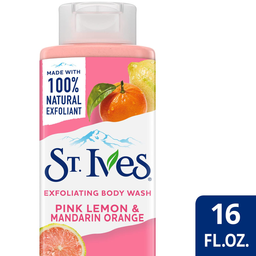 St. Ives exfoliating body wash polvo de nuez exfoliante para purificar la piel