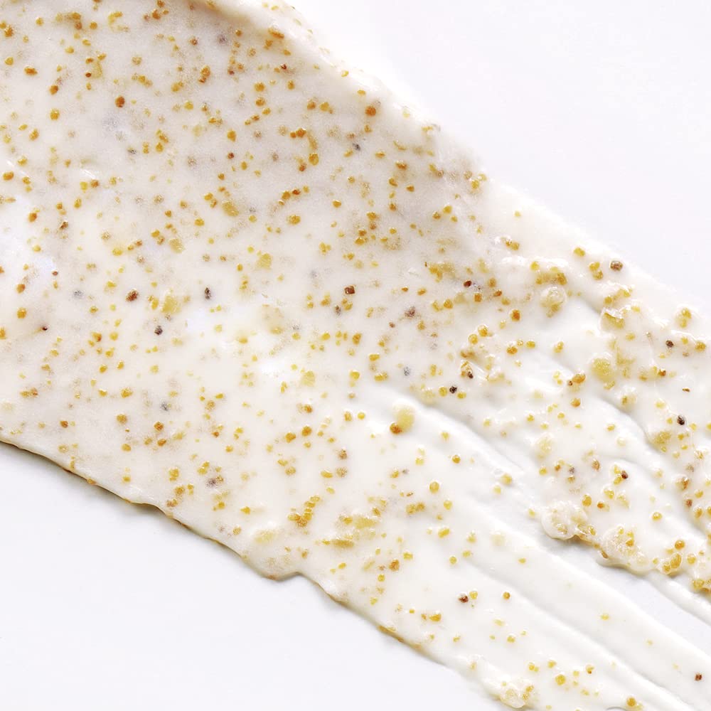 St. Ives Gentle Apricot Scrub ingredients list highlighting natural exfoliants.
