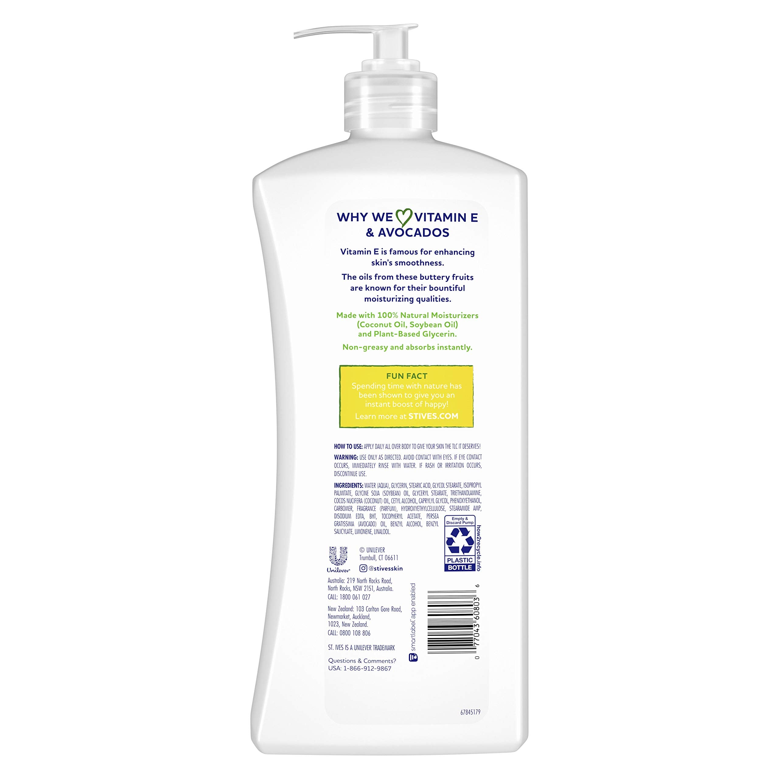 Close-up of the lotion texture, creamy and non-greasy