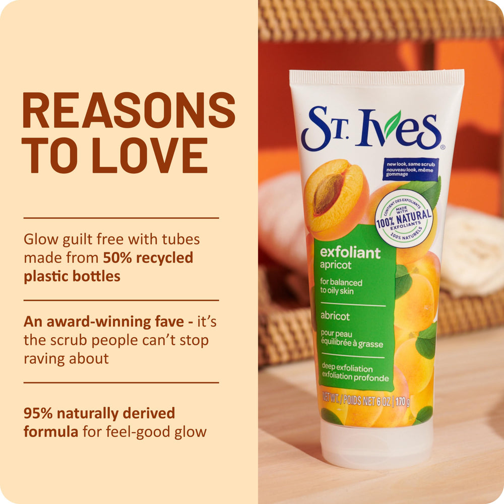 Ingrediente natural cascara de nuez en St. Ives para exfoliación suave