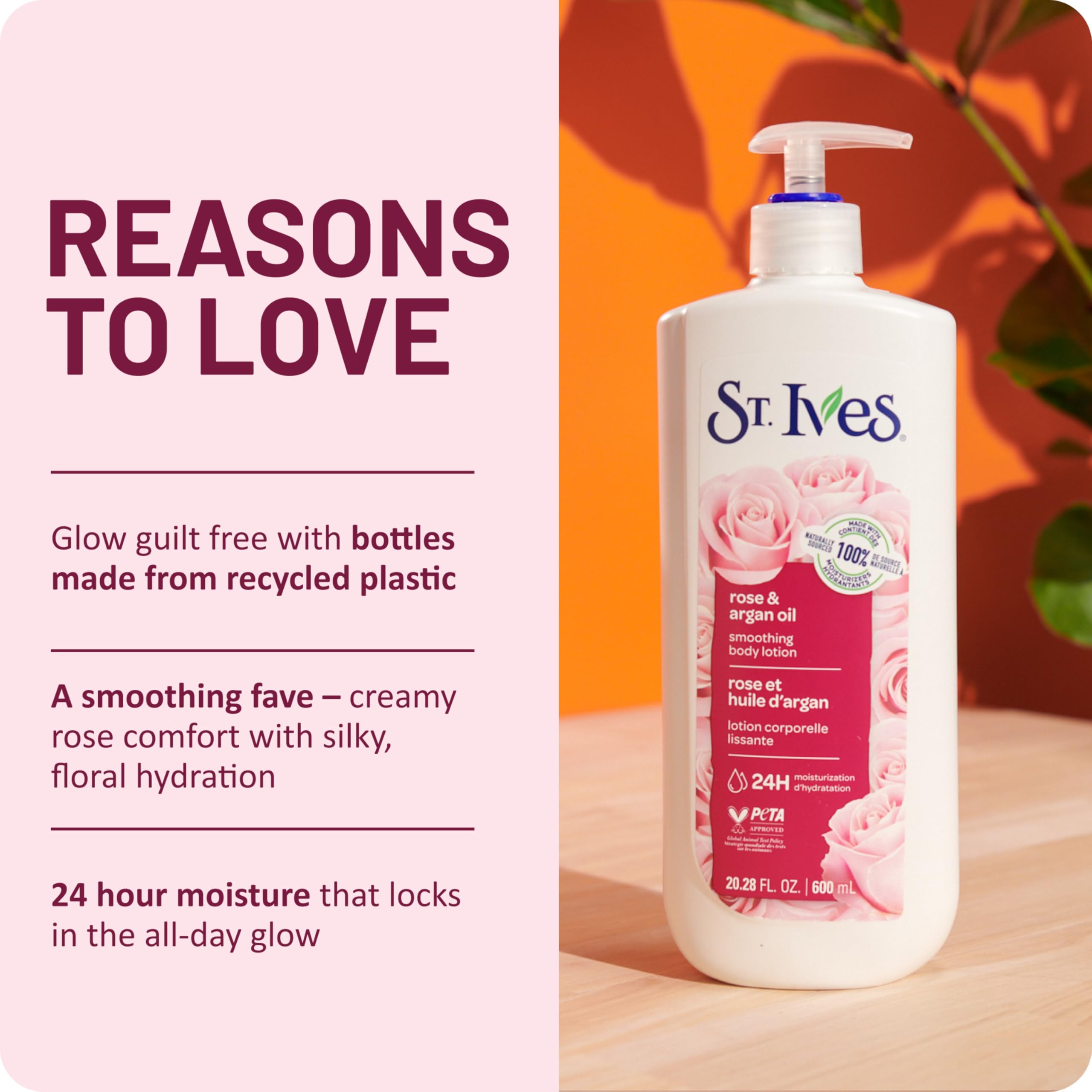 Loción para piel sensible de St. Ives, suave y calmante