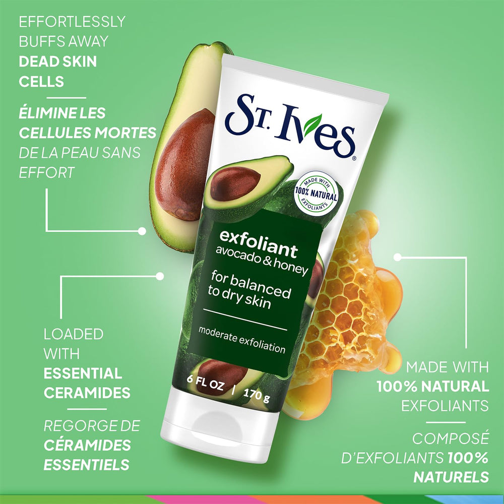 St. Ives microexfoliante rosa aloe, aplicación suave para piel sensible