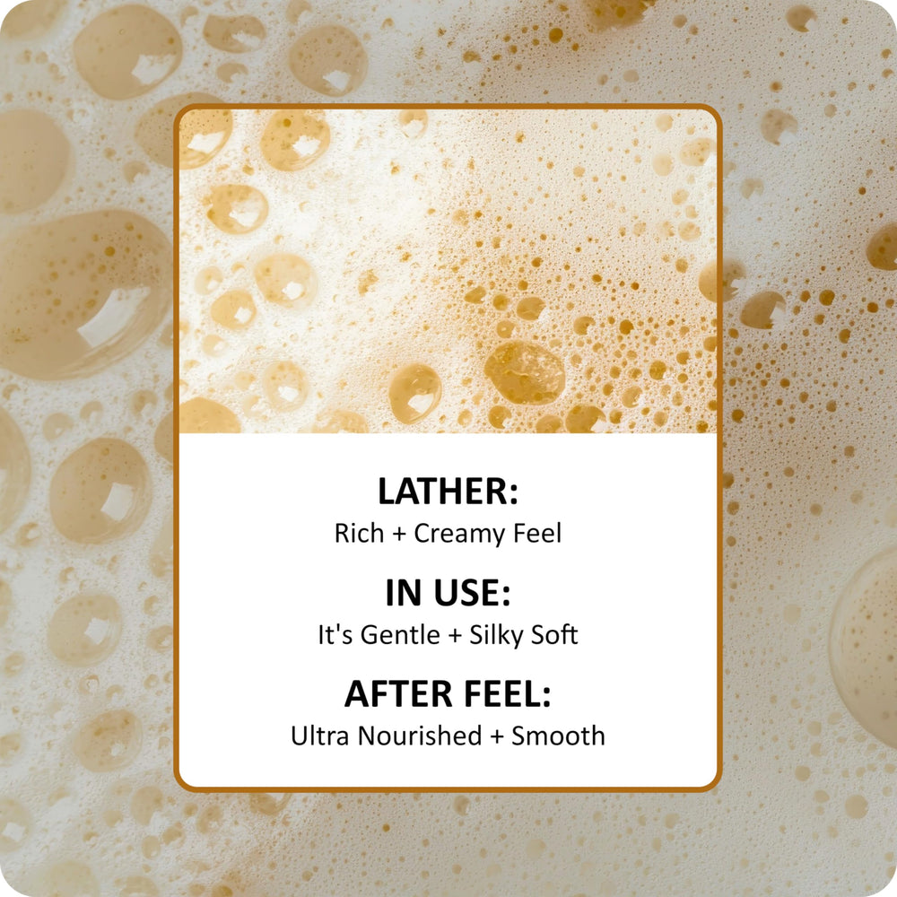 Natural oatmeal swirl in St. Ives wash for skin nourishment