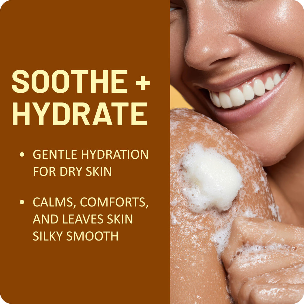 Shea butter infusion in St. Ives wash for soft skin