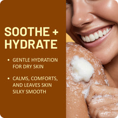 Shea butter infusion in St. Ives wash for soft skin