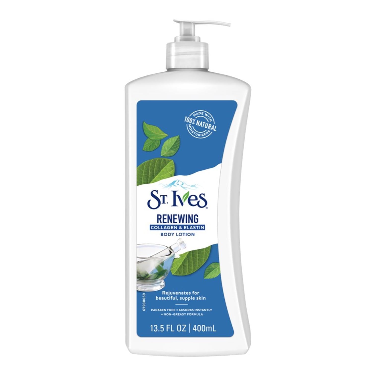 St. Ives Renewing Collagen & Elastin lotion bottle front for daily hydration and glow.