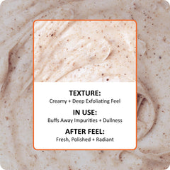 Textura exfoliante fina de St. Ives para piel suave al tacto