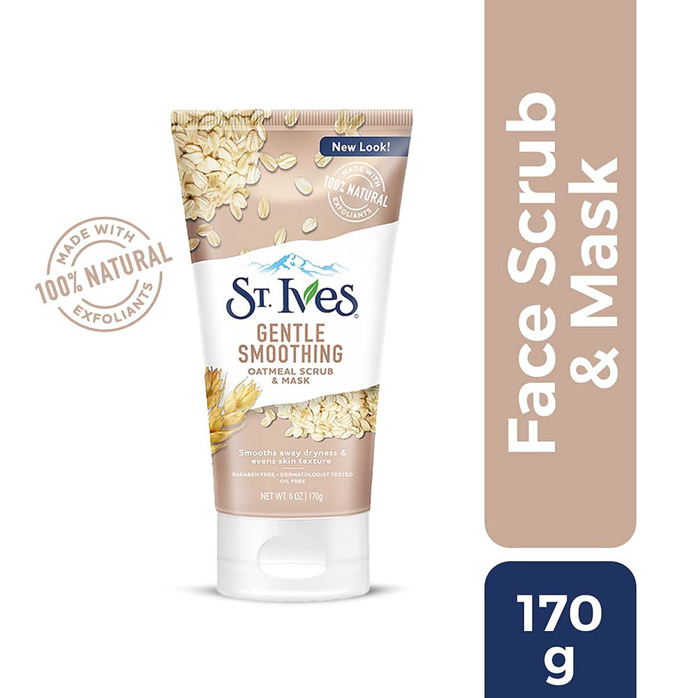 St. Ives textura de grano exfoliante para una piel más lisa.