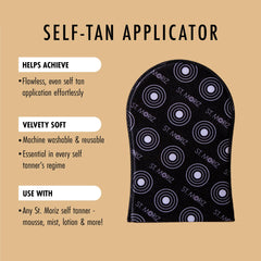 Guante St. Moriz Velvet para cobertura uniforme sin manchas.