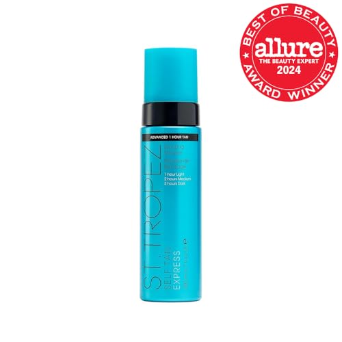 St.Tropez applicator mitt paired with mousse for even results