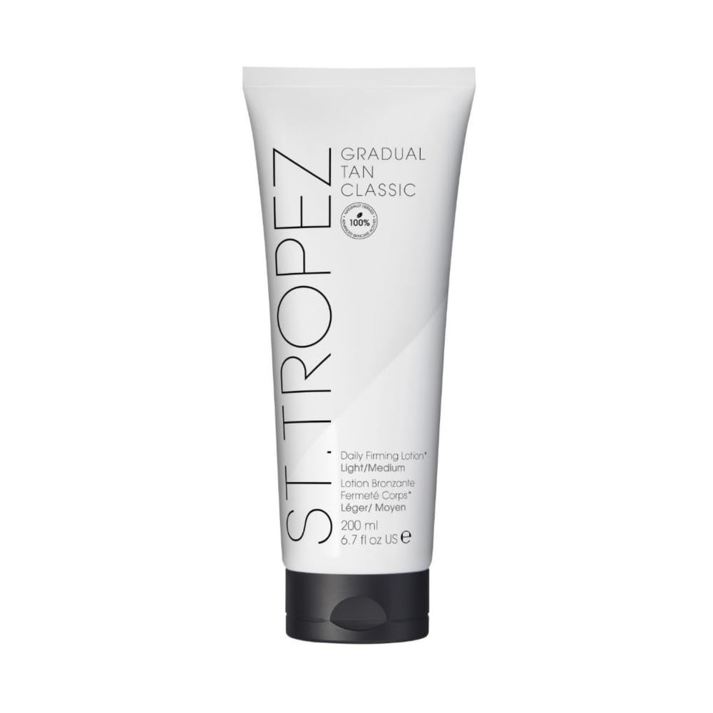 St.Tropez Gradual Tan Lotion bottle showcasing buildable glow