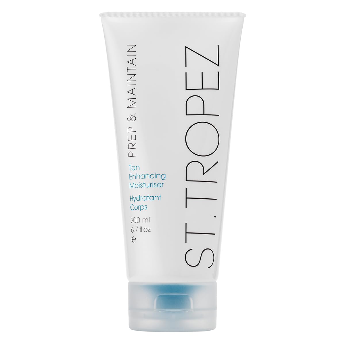 Loción potenciadora de St. Tropez vertido de la botella para un bronceado uniforme