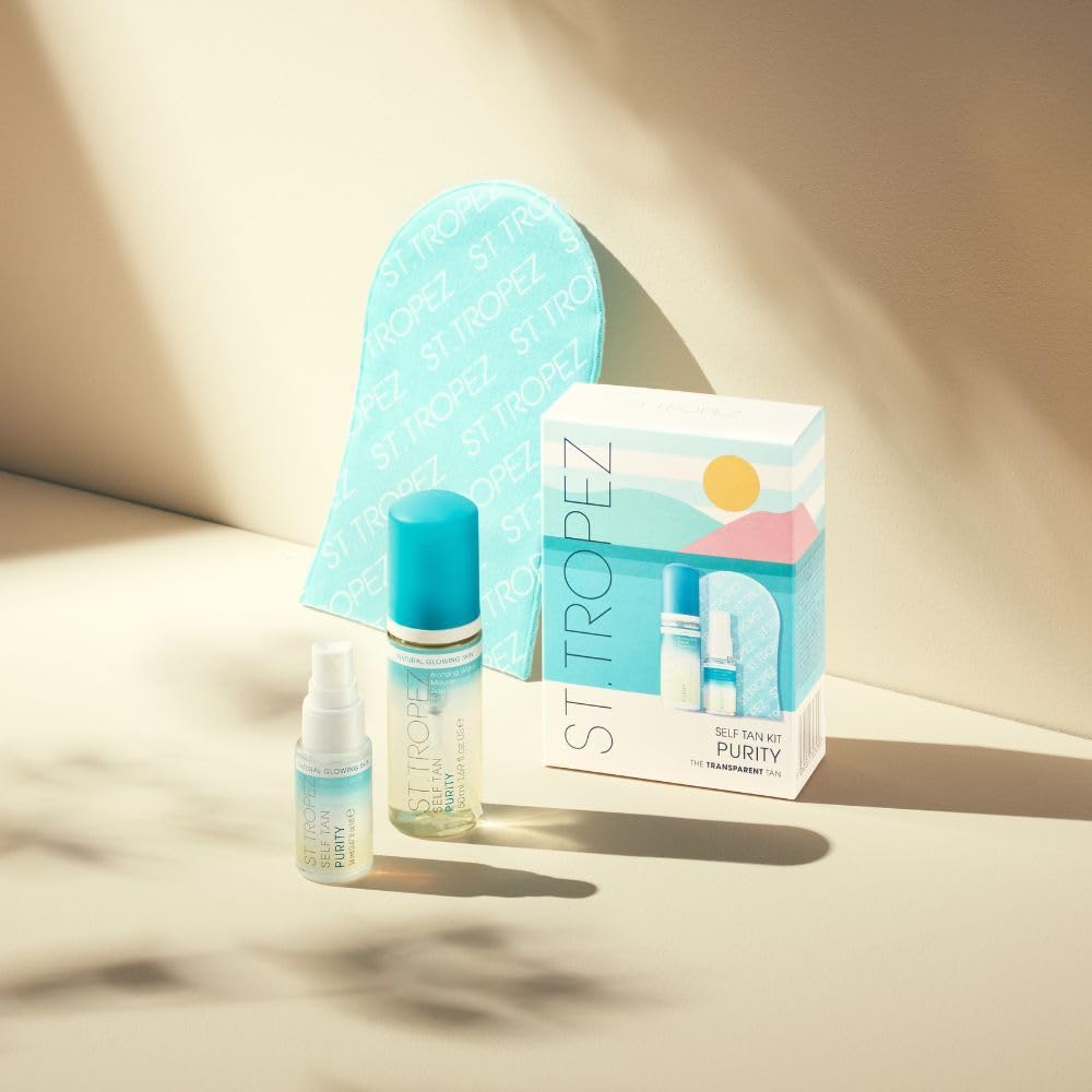 St.Tropez Purity Face Mist offers antioxidant hydration and a gentle glow.