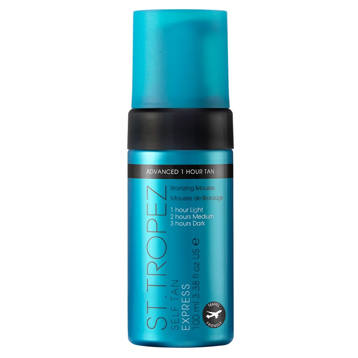 St. Tropez Self Tan Express Mousse with tint guides smooth, even application for a natural glow.