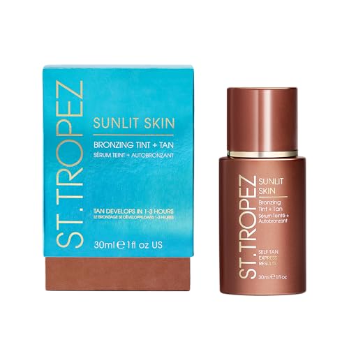 St.Tropez Sunlit Skin swatches on arm demonstrating universal shade compatibility