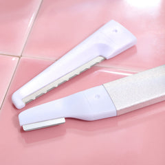 StackedSkincare mini blade for brows delivering precise hair-free contouring.