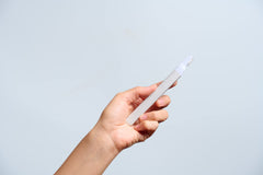 StackedSkincare precision blade for around facial contours in tight spaces.