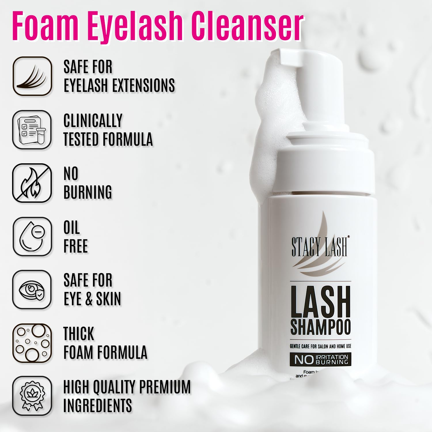 Almohadillas desmaquillantes reutilizables STACY LASH para retirar maquillaje de ojos