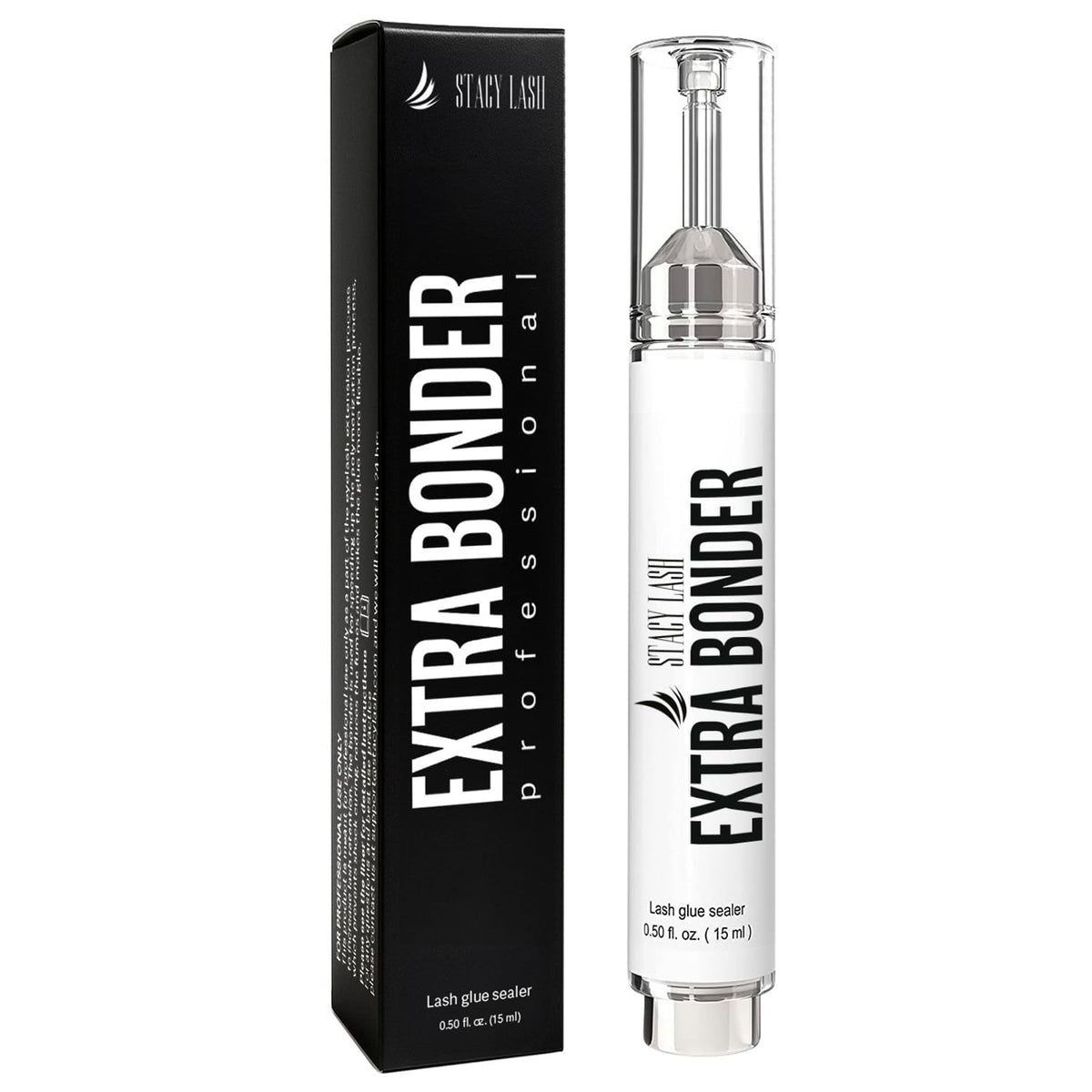 Stacy Lash Bonder botella 15 ml, mejora la retención de extensiones.