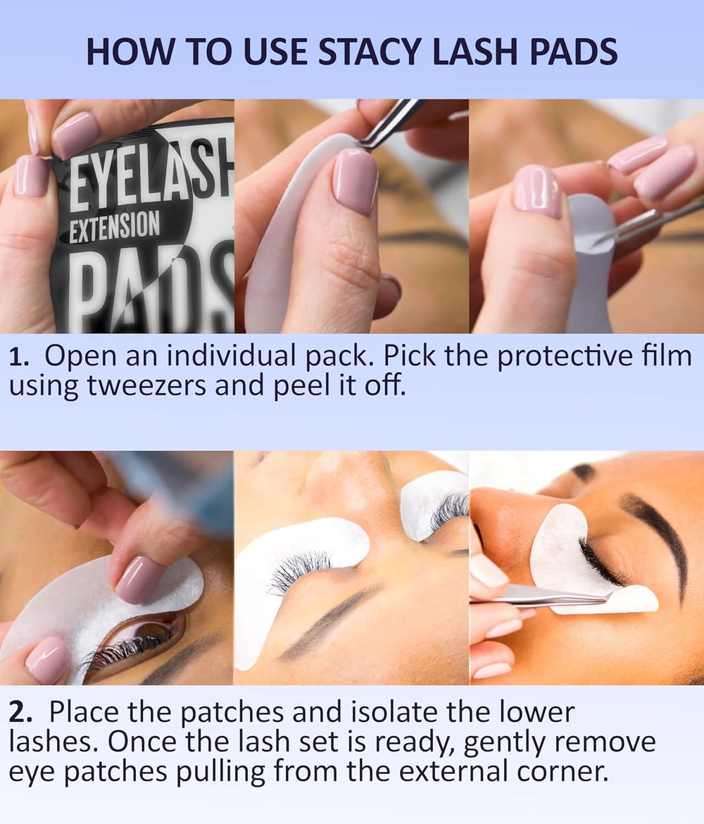 STACY LASH easy-to-apply and remove patches simplify lash sessions
