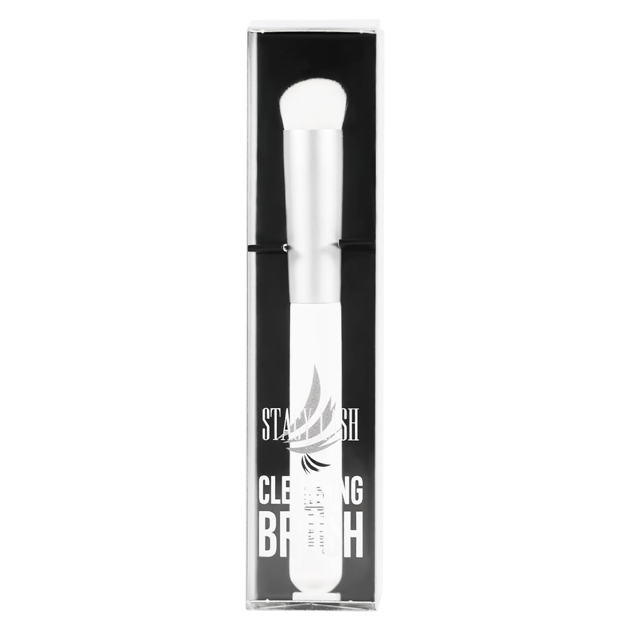 STACY LASH eyelash cleansing brush close-up with soft bristles for gentle daily lash cleansing.