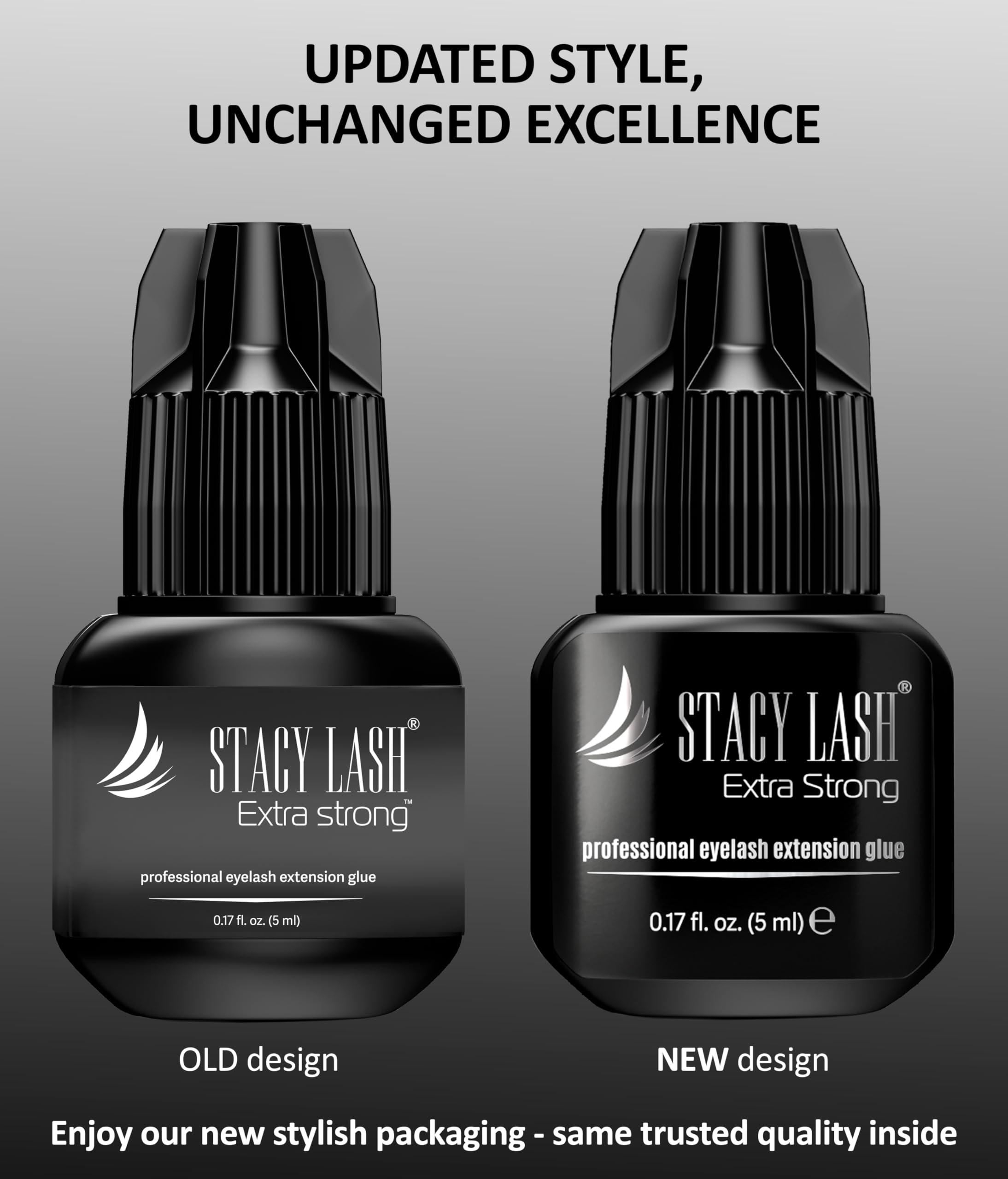 STACY LASH heart-shaped glue ring boosts precision during application.
