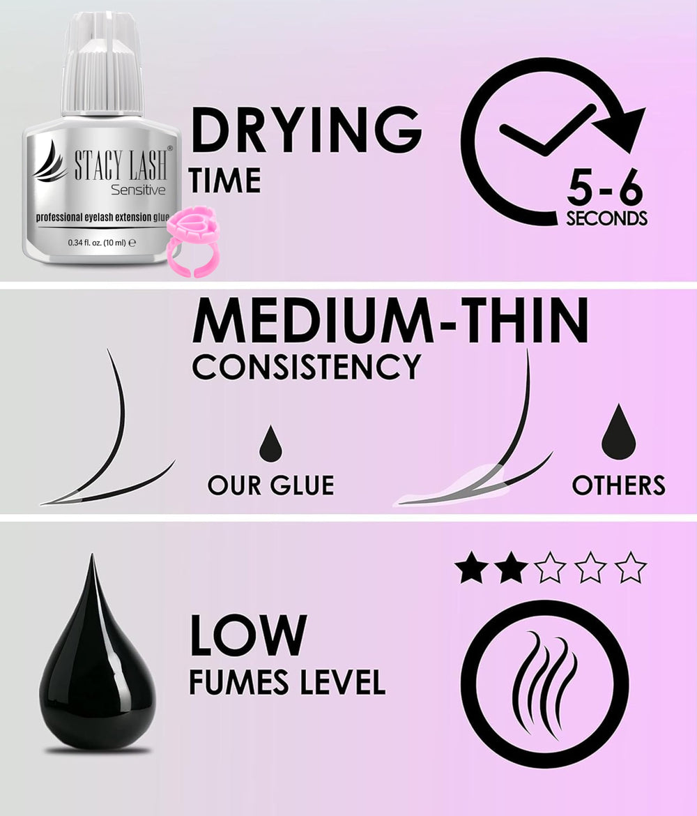 STACY LASH long-retention formula supports weeks of wear