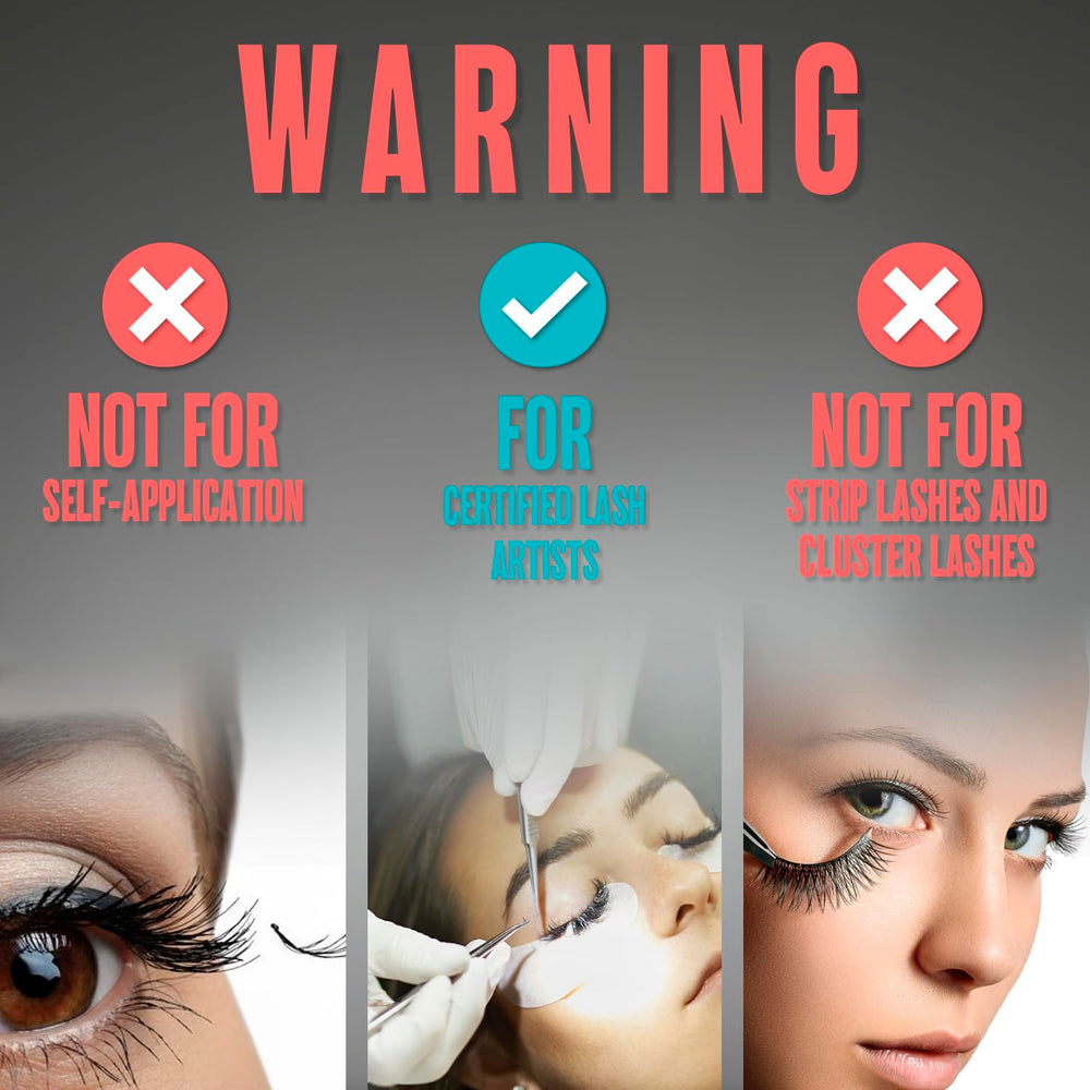 Stacy Lash Premium Pro glue with low fumes for comfortable salon use