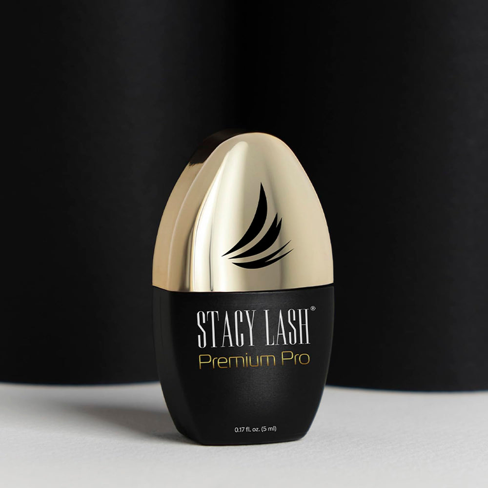 Stacy Lash Premium Pro glue packaging design adds luxe appeal to kits