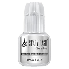STACY LASH Sensitive glue bottle close-up for precise lash extensions