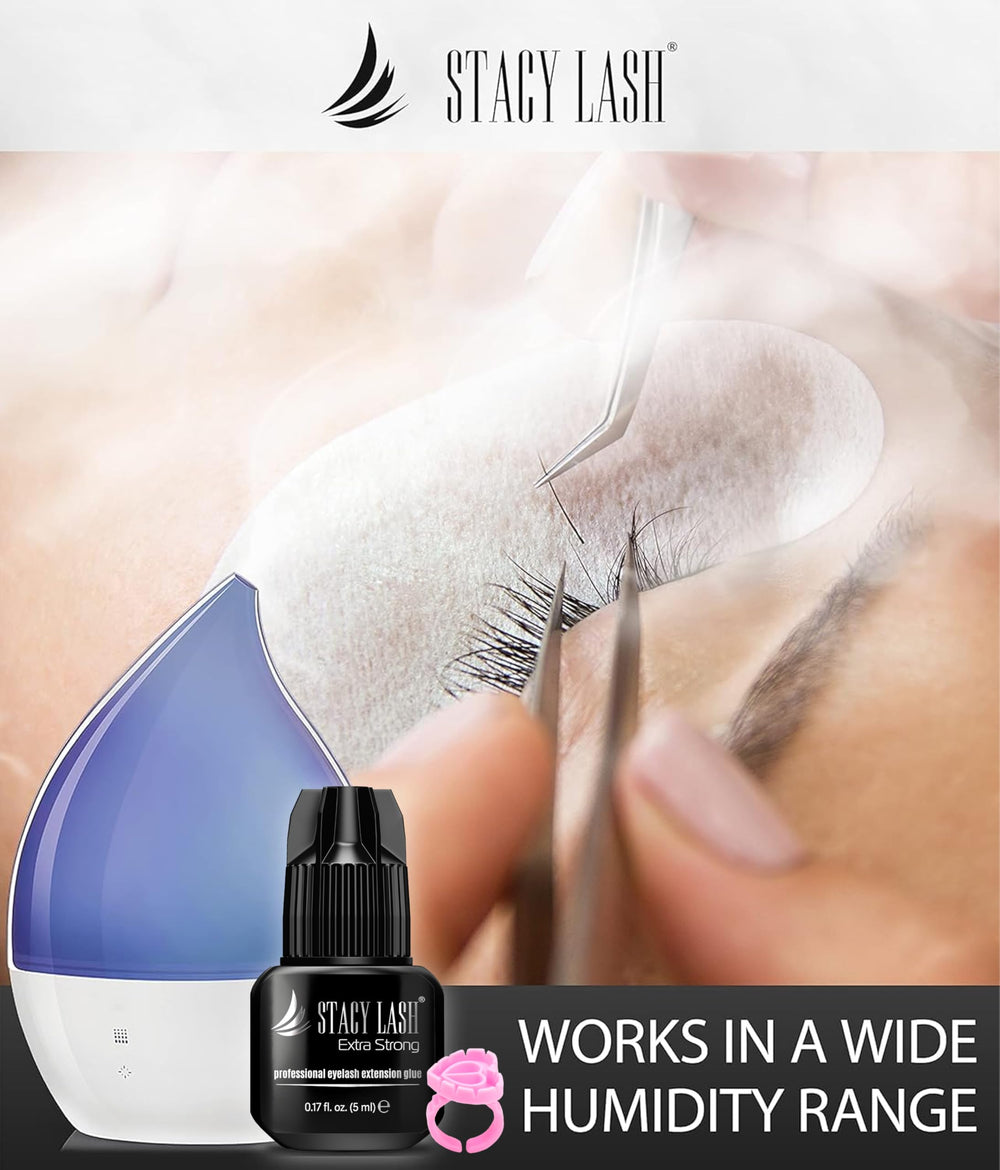 STACY LASH strong bond suited for classic lash extensions.