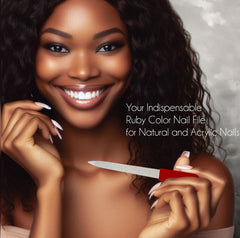 Durable stainless steel construction ensures long-lasting performance for nail care.