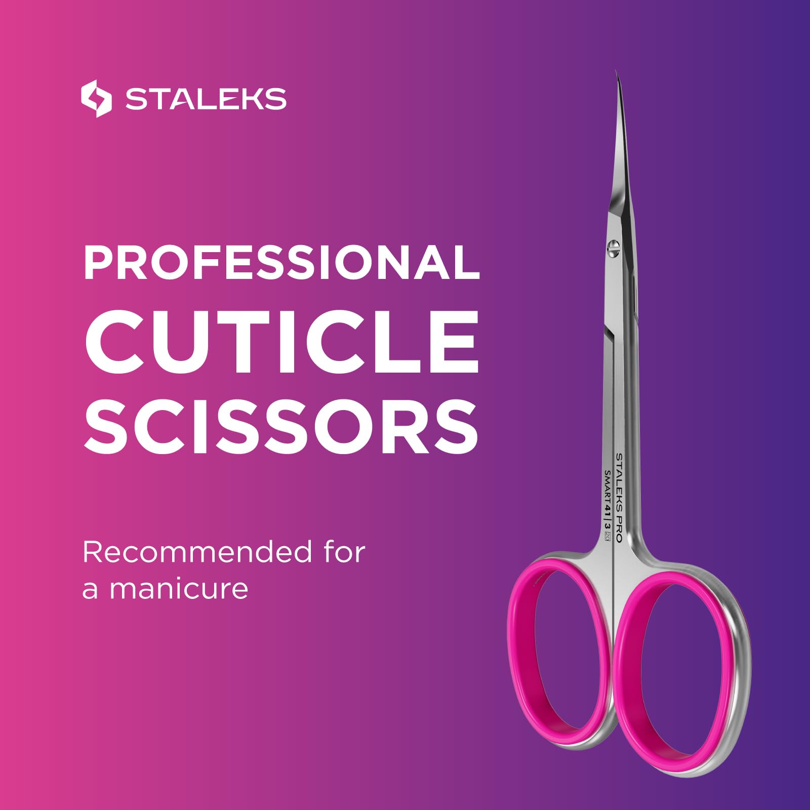 Staleks Pro stainless steel construction emphasizes lasting sharpness and durability
