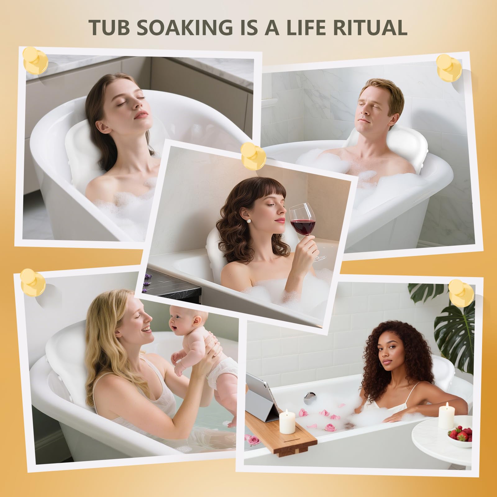 Uso diario: mejora la experiencia de baño con la almohada Starotatess.