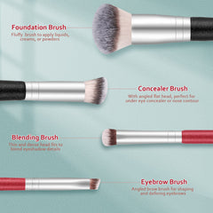START MAKERS concealer end brush close-up for precise blending.