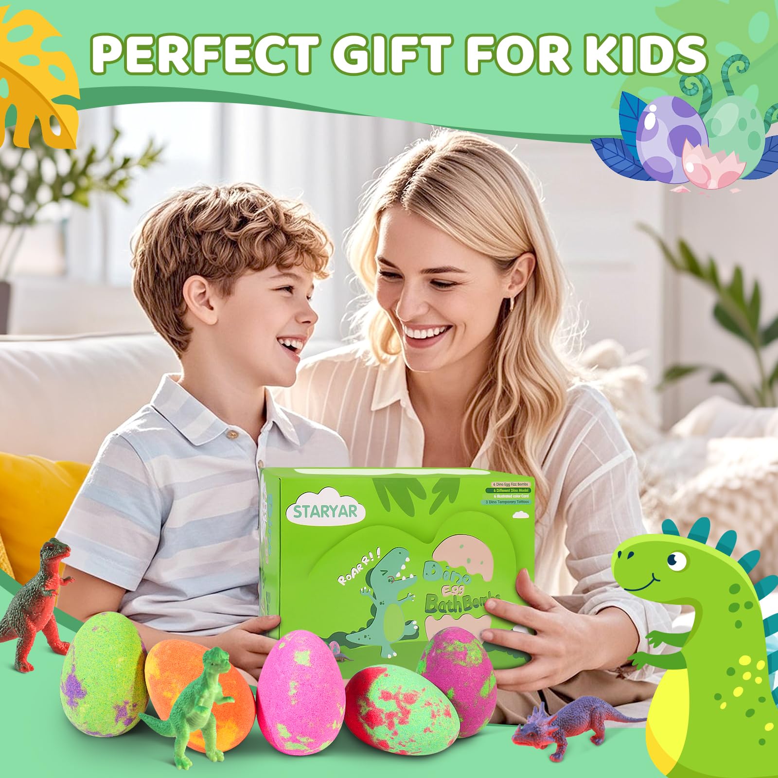 STARYAR envoltorio con diseño de Pascua, regalo ideal para niños.